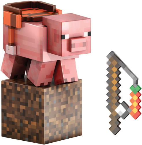 Minecraft Diamond level sběratelská figurka - Pig
