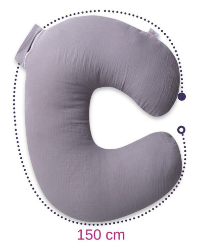 Mušelínový polohovací polštář MiniRelax 140 cm Babymatex