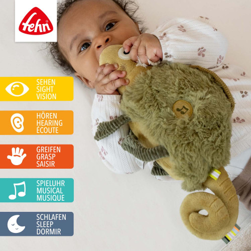 Pomůcka na spaní chameleon Crazy Baby Fehn