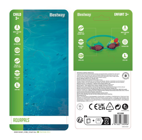 Brýle plavecké AquaPals Bestway