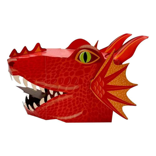 Kreativní sada 3D maska Červený drak Fiesta Crafts