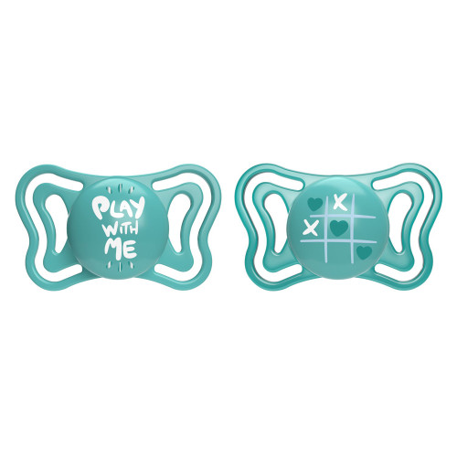 Šidítko Physio Light silikonové modré 16 - 36 m, 2 ks Chicco