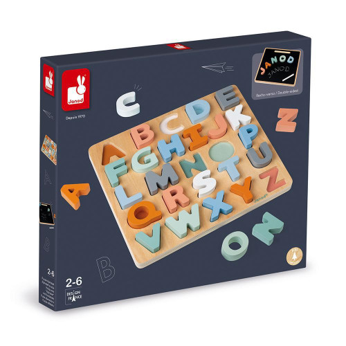 Sweet Cocoon vkládací puzzle Abeceda 26 ks Janod