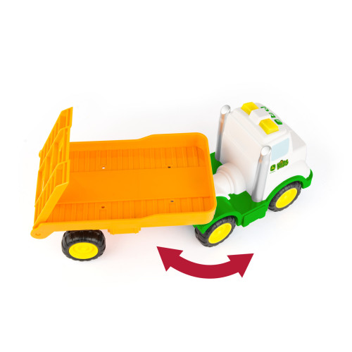 Traktor Johnny s tahačem 37 cm JD Kids John Deere