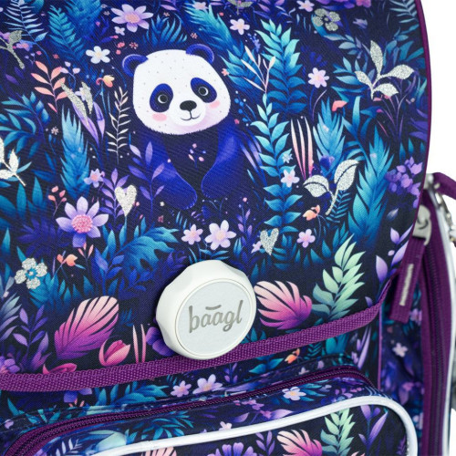 Školní aktovka Ergo Jungle Panda Baagl