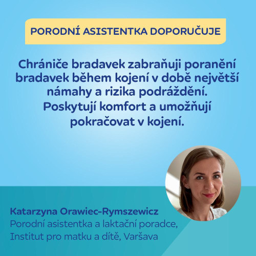 Chránič prsní bradavky EasyStart univerzální M/L 2 ks