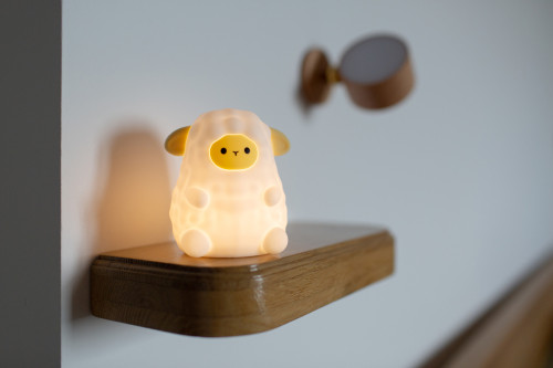 LED silikonová noční lampička Rgb - ovečka Mary's