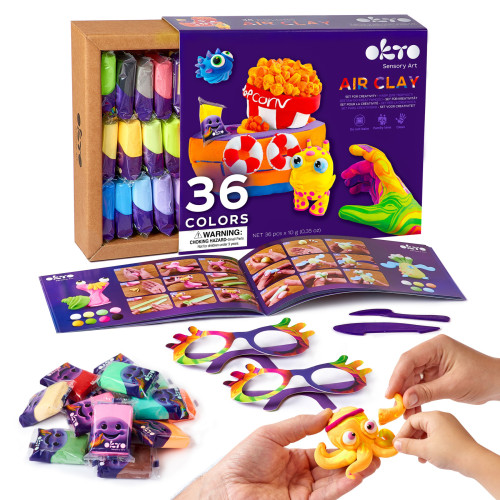 Samoschnoucí modelovací hmota set 36 barev Okto