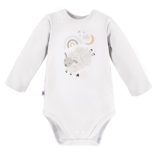 Body Mellow s dlouhým rukávem bílé Eevi