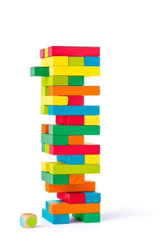 Tower Tony věž - barevná Woody
