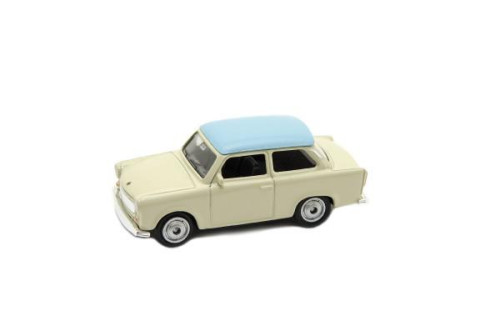 Auto Welly Trabant 1:60 kov 7cm volný chod