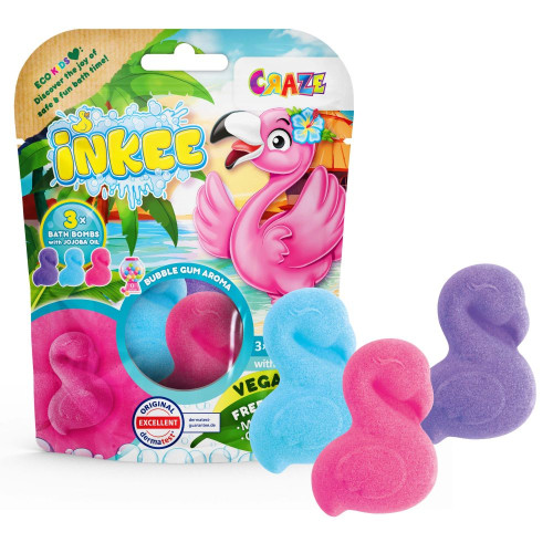 Šumivá bomba do vany - Plameňák Inkee