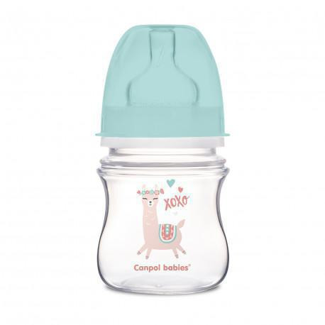 Antikoliková širokohrdlá lahev Exotic animals 120 ml Canpol babies