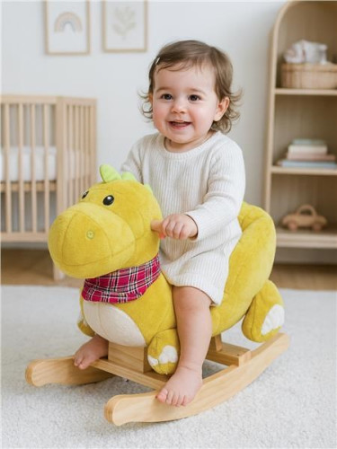 Houpací hračka s melodií Baby Mix Dinosaurus