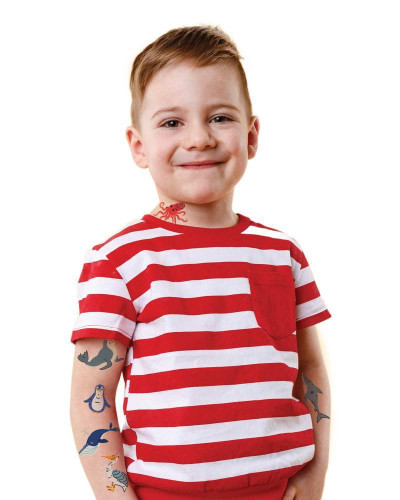 Živé tetovačky pro děti Mořská zvířata TATTonMe
