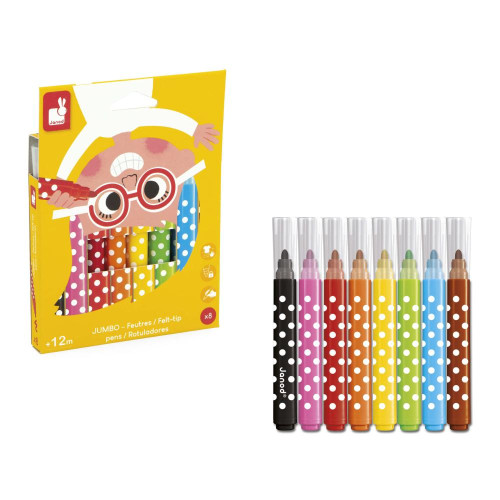 Colorino Moje první fixy 6 barev Janod