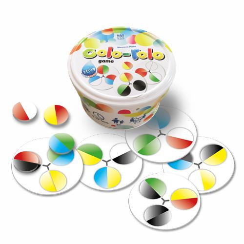 Colo-rolo společenská hra v plechové krabičce 9x5cm