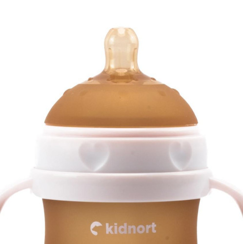 Kojenecká lahev pro kojené děti Eple 250 ml 6 m+ Kidnort