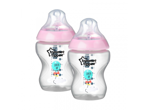Kojenecká láhev C2N 2 ks 260 ml 0 m+