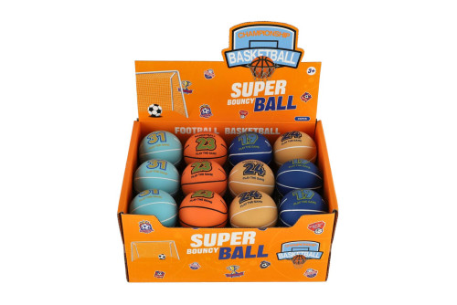 Míček extrémně skákací basketbalový pěna 6 cm