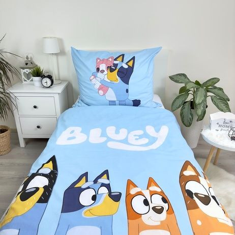 Povlečení Bluey 140 x 200, 70 x 90 cm Jerry Fabrics
