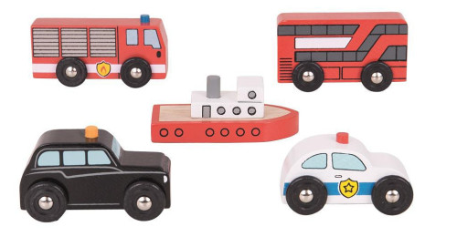 Městská auta Bigjigs Rail