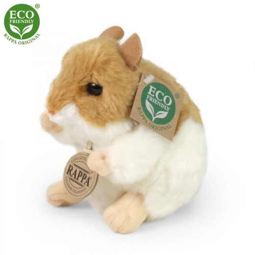Plyšový křeček 13 cm ECO-FRIENDLY Rappa