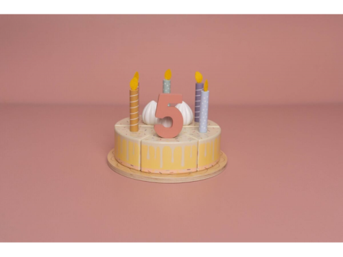 Narozeninový dort 26 dílů dřevěný