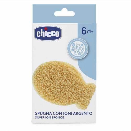 Houbička na umývání s ionty ze stříbra 6 m+ Chicco