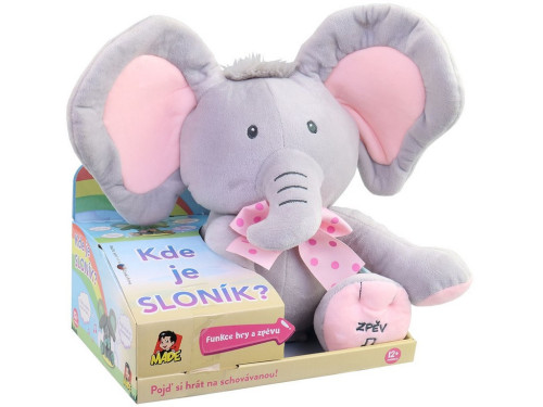 Sloník - hra na schovávanou Růžový