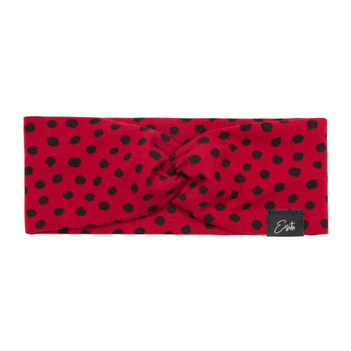 Dívčí čelenka do vlasů Black Spot ruby red Esito červená