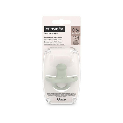 Šidítko anatomické silikon 0-6 m SX PRO Colour Essence Suavinex