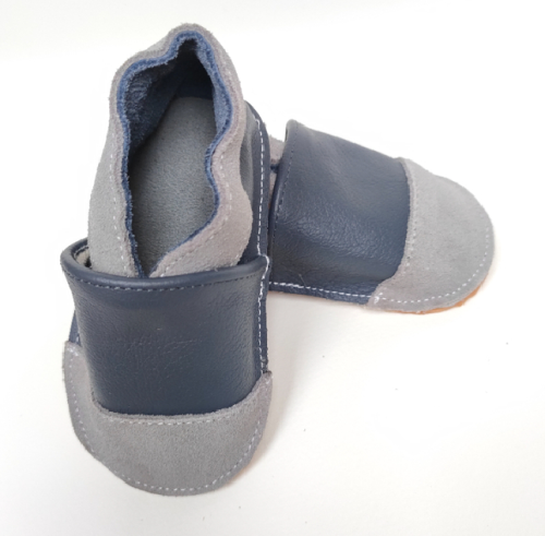 Kožené capáčky Barefoot Hopi Go Vel. XL (18-24 měs.) Hopi Hop