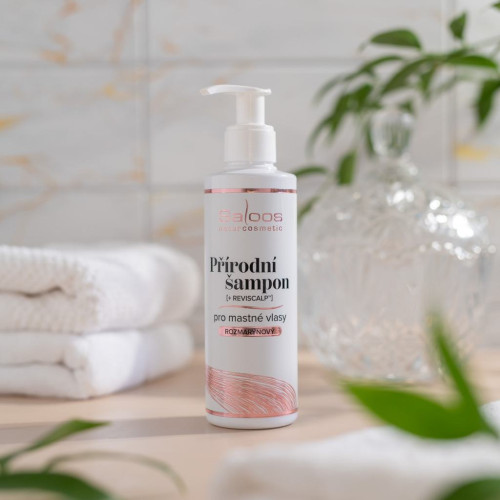 Přírodní šampon pro mastné vlasy 200 ml Saloos