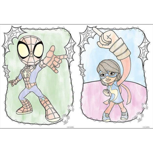 Maluj vodou A5 Spidey