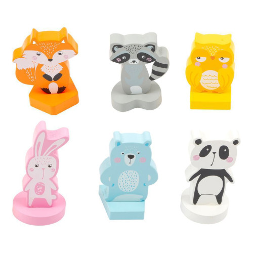 Dřevěné vkládací puzzle zvířátka small foot