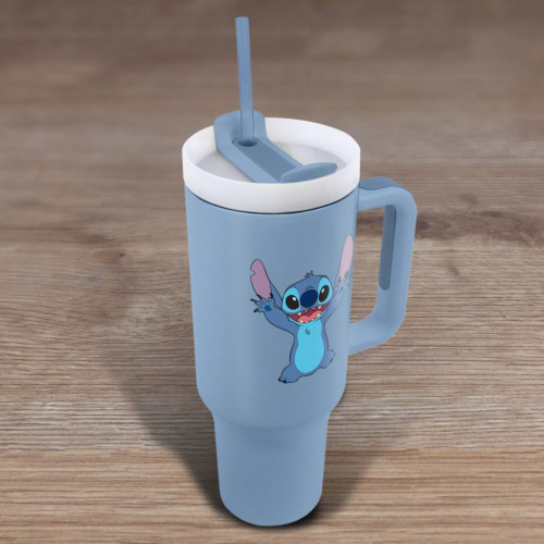 Lilo a Stitch cestovní hrnek s brčkem 1 200 ml