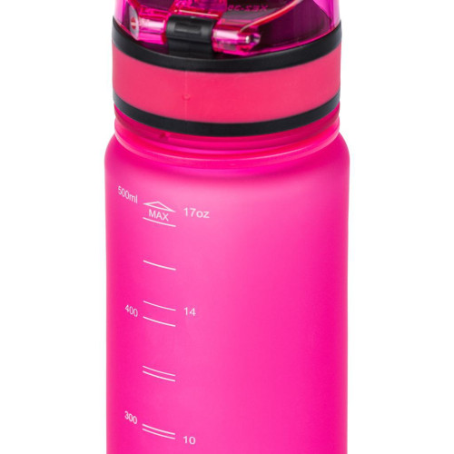 Tritanová láhev na pití Logo - růžová 500 ml Baagl