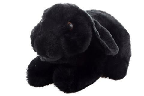 Plyšový králík černý 22 cm