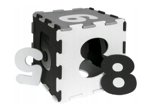 Dětské pěnové puzzle, podložka na zem, Číslice, 9 ks