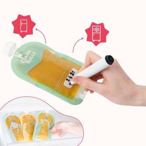 Sada sáčků 150 ml 15 ks Badabulle