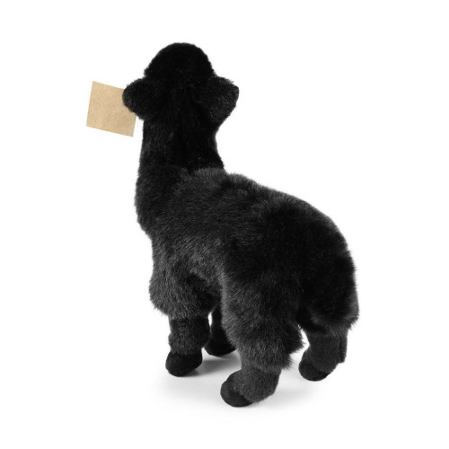Plyšová lama alpaka černá 23 cm ECO-FRIENDLY Rappa