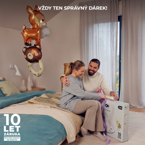Deka hrací s hrazdičkou Cozyplay Light Grey Kinderkraft