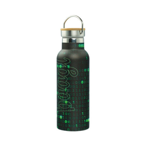 Termoláhev s bambusovým víčkem 500 ml Baagl