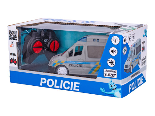 R/C auto policie CZ 27MHz plná funkce se světlem a zvukem