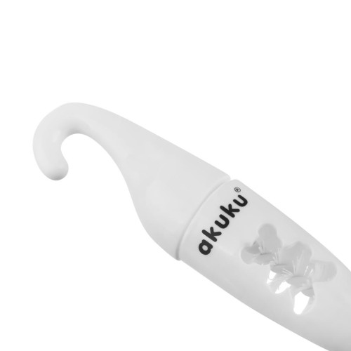 Kartáč na láhev a dudlík Akuku bílý