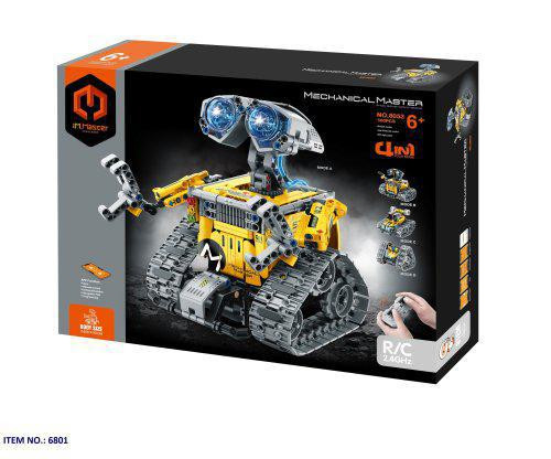 Stavebnice robot 4v1 RC ovladač/aplikace 15,5x21x19,5 cm iM.Master