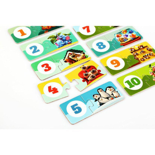 Naučné puzzle 20 dílků Puzzlika - Přátelé