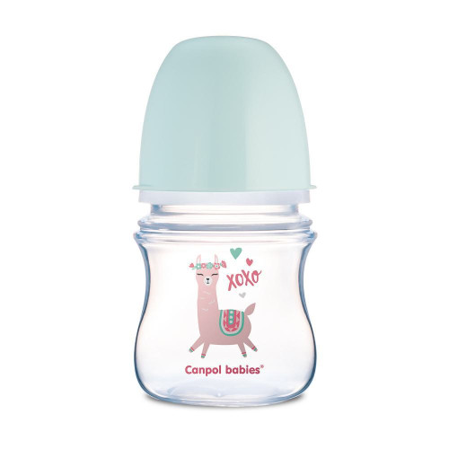 Antikoliková širokohrdlá lahev Exotic animals 120 ml Canpol babies