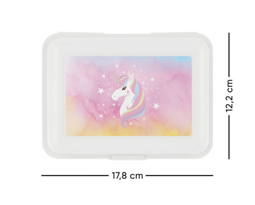 Box na svačinu Rainbow Unicorn Baagl